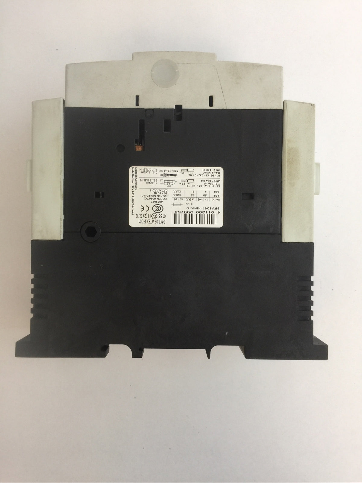SIEMENS 3RV1041-4MA10 CIRCUIT BREAKER 100A 600VAC 3PH 100HP7