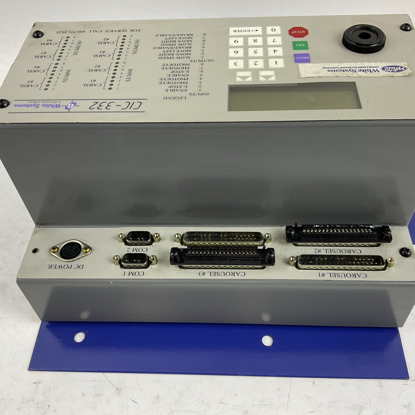 WHITE SYSTEMS CIC-332 CAROUSEL STORAGE SYSTEM7