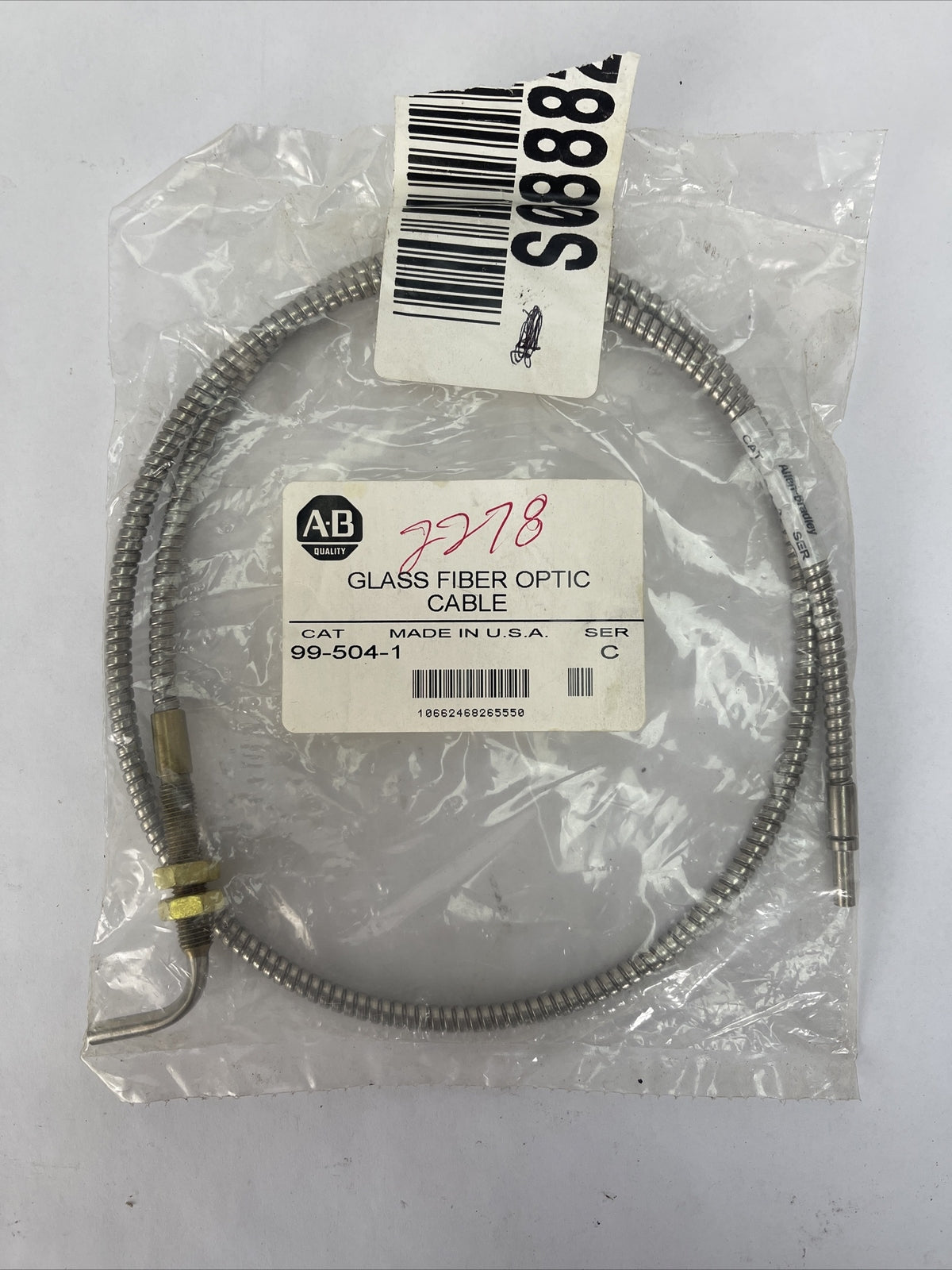 ALLEN BRADLEY 99-504-1 GLASS FIBER OPTIC CABLE SER C0