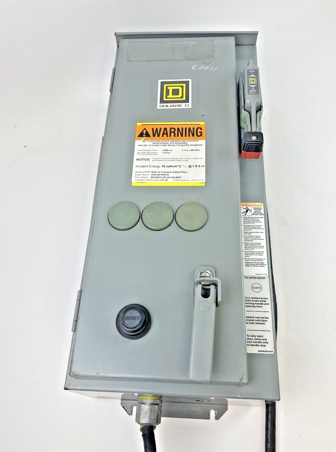 SQUARE D - 8538SBA23V02S SER. K - COMBINATION MOTOR STARTER - 30 A DISCONNECT1