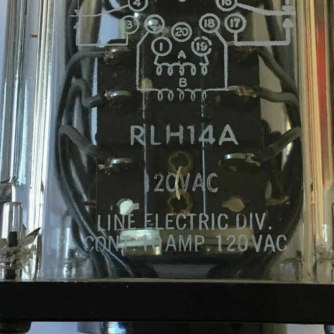 LINE ELECTRIC RLH14A RELAY 120VAC 10A2