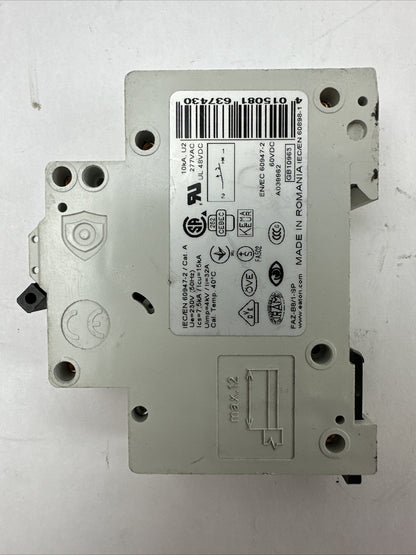EATON FAZ-B8/1-SP CIRCUIT BREAKER 8A 230/400VAC 240/415VAC 1POLE1