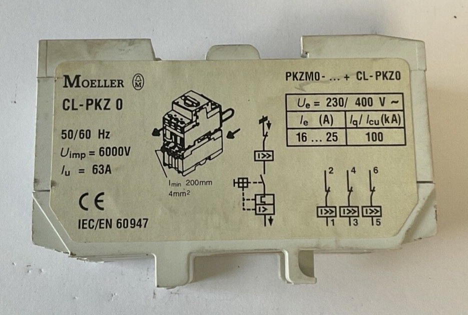 MOELLER CL-PKZ 0 CURRENT LIMITER 50/60HZ 63A 600VAC1