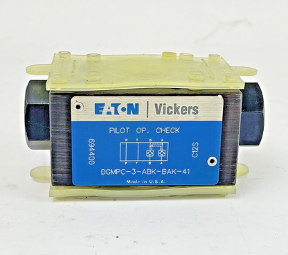 EATON - VICKERS - DGMPC-3-ABK-BAK-41 - PILOT OPERATED CHECK VALVE - 6944001