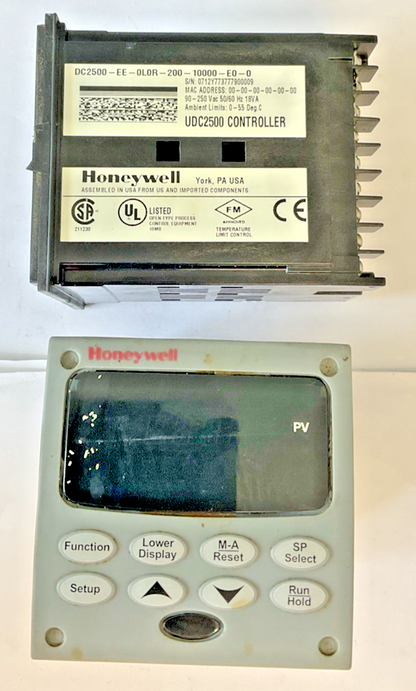 HONEYWELL DC2500-EE-0L0R-200-10000-E0-0 DIGITAL CONTROLLER 250VAC 50/60HZ 18VA0