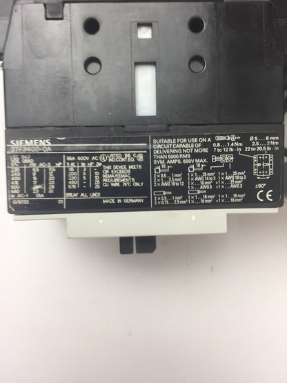 SIEMENS SCE1634-1MG10K6 MODULAR MOTOR CONTROLLER 240V 480Y/277V COIL 120V 60HZ7