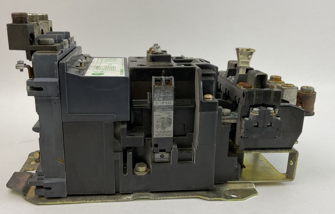 ALLEN BRADLEY 409-E156ND STARTER 600VAC 156A SER A COIL 115-120V 60HZ4