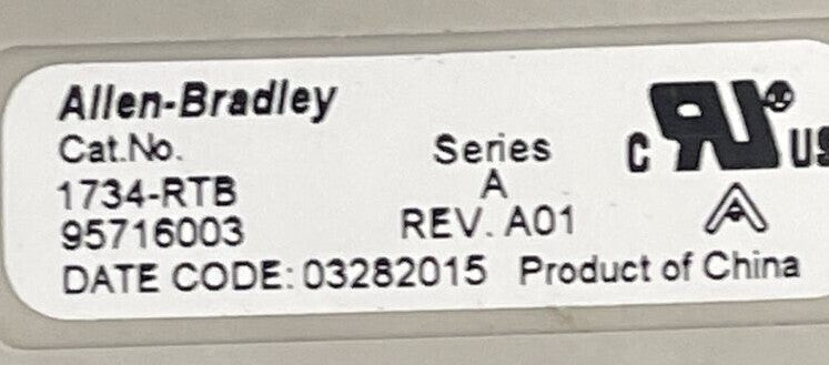 ALLEN BRADLEY 1734-EP24DC EXPANSION POWER UNIT SER B 1734-RTB SER A REV A012