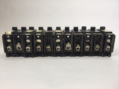 CHALLENGER/SYLVANIA BQ1C020 CIRCUIT BREAKER 1POLE 20AMP 120/240VAC (LOT OF 11)1