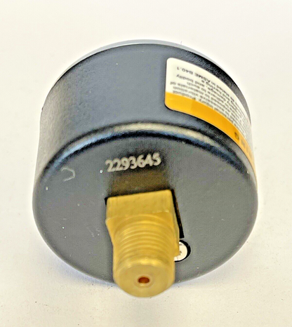 WORKSMART - WS-PE-GAGE-14 - PRESSURE GAUGE - 1.5" DIAMETER, 1/8" NPT, 0-60 PSI3
