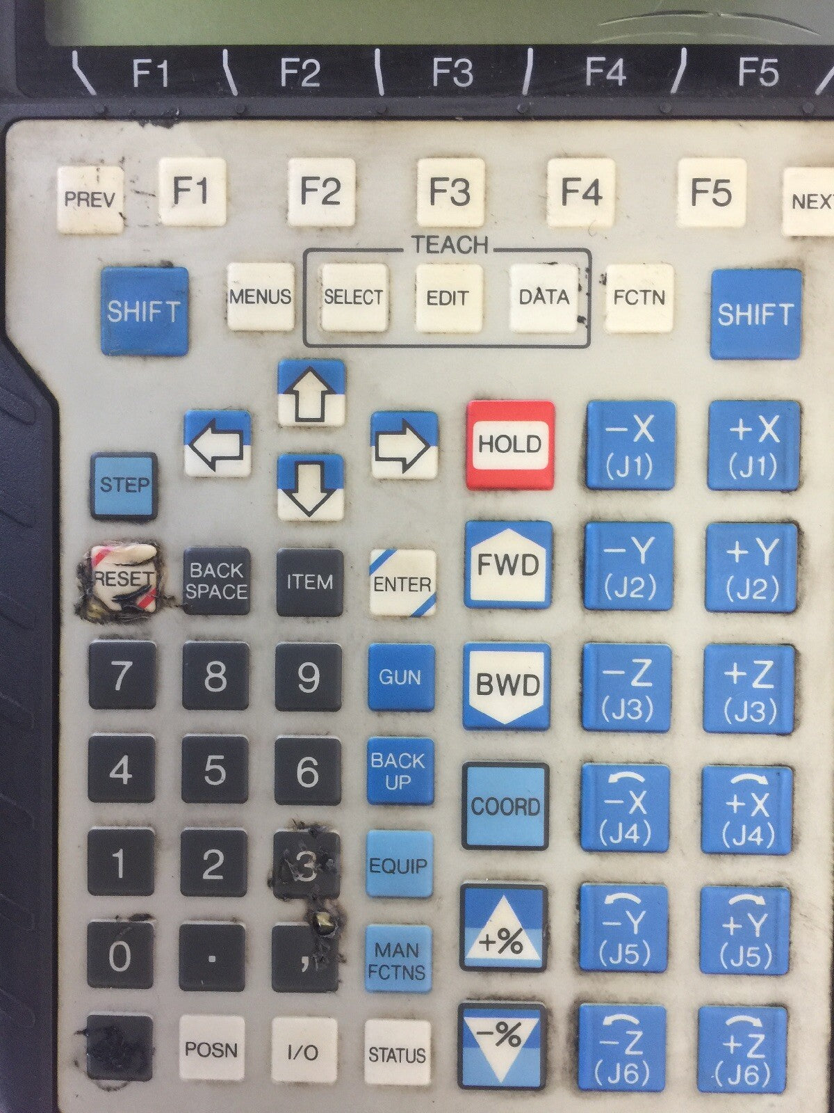 FANUC A05B-2301-C360 TEACH PENDANT CRACK IN GLASS7