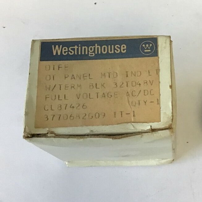 WESTINGHOUSE OTFE PANEL LIGHT INDICATOR 377D682G09  1