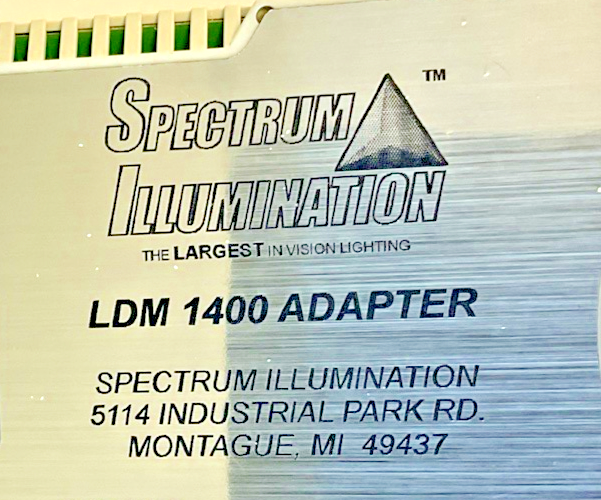 SPECTRUM ILLUMINATION LDM 1400 ADAPTER REV.H 24VDC 1.5A1