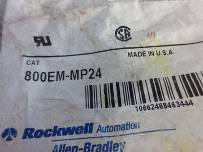 ALLEN-BRADLEY 800EM-MP24, Ser. A - MUSHROOM PUSH BUTTON - RED - NEW SURPLUS1