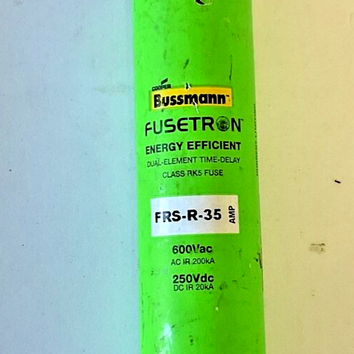 FUSETRON FRS-R-35 FUSE ENERGY EFFICENT RK5 600VAC 250VDC ***LOTOF4****2