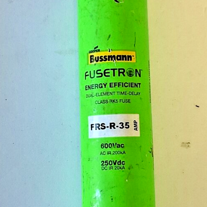 FUSETRON FRS-R-35 FUSE ENERGY EFFICENT RK5 600VAC 250VDC ***LOTOF4****2