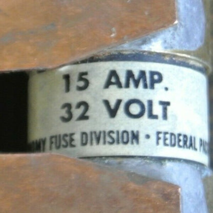 ECONOMY / FPE OBH-15 BOLT-ON FUSE / 15A / 32VDC / NEW SURPLUS2