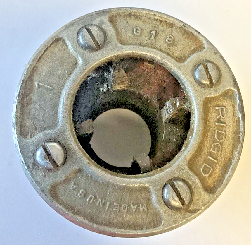 RIDGID G18 1" DIE HEAD PIPE THREADER2