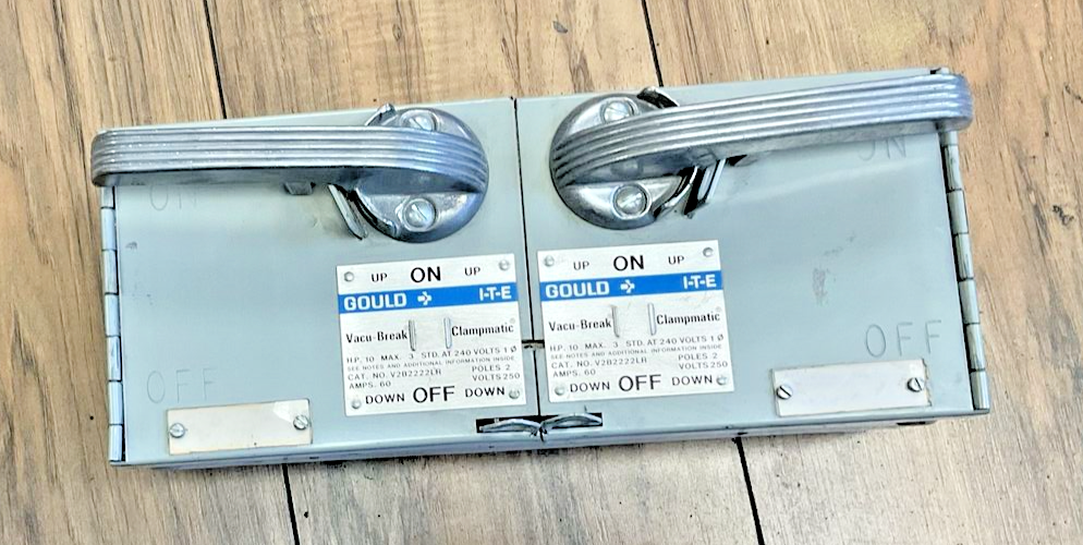 ITE V2B2222LR VACU-BREAK CLAMPMATIC 10HP 250V 1PH 60A 2POLE0