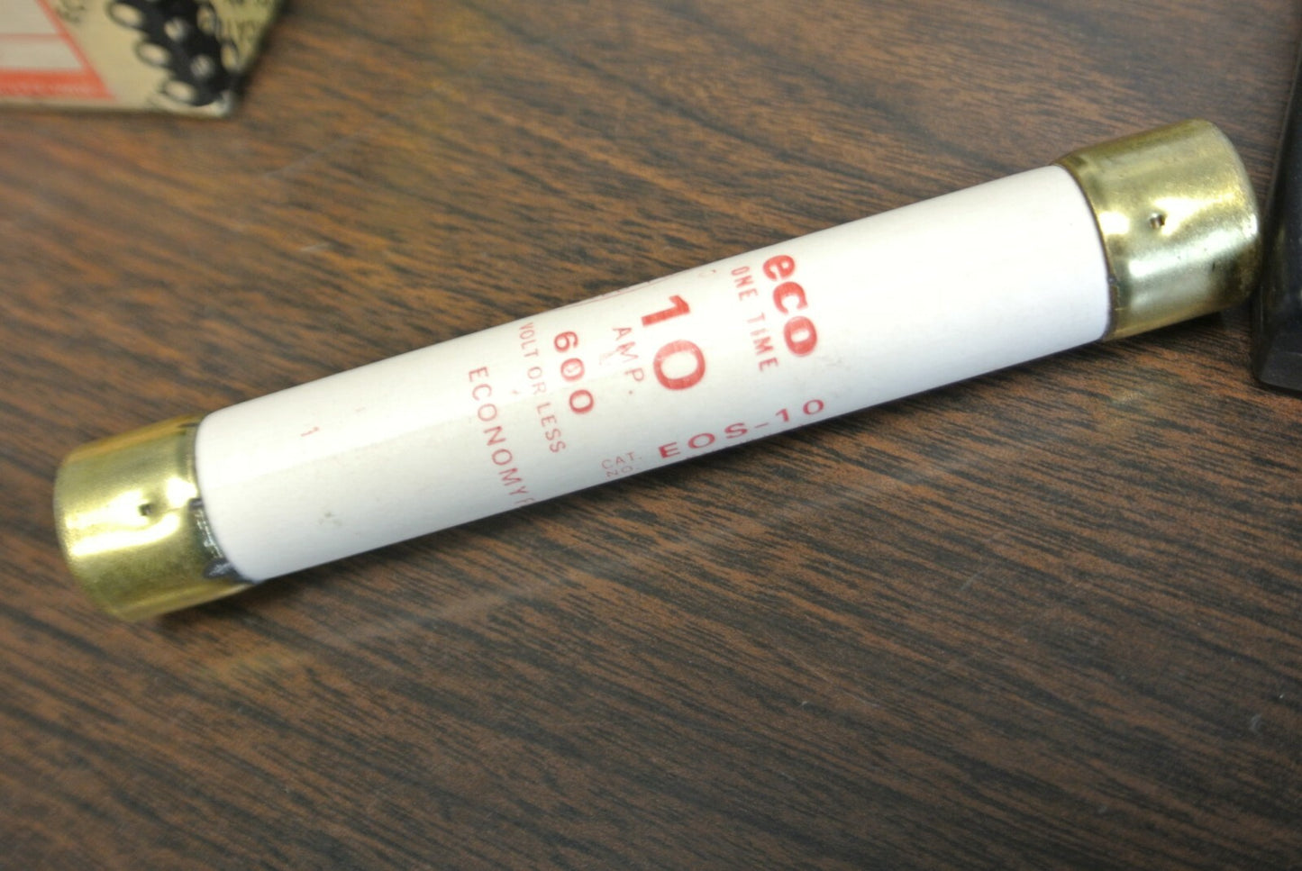 LOT of 9 / ECO / ECONOMY EOS10 ONE-TIME FUSE / 10A / 600V NEW SURPLUS2