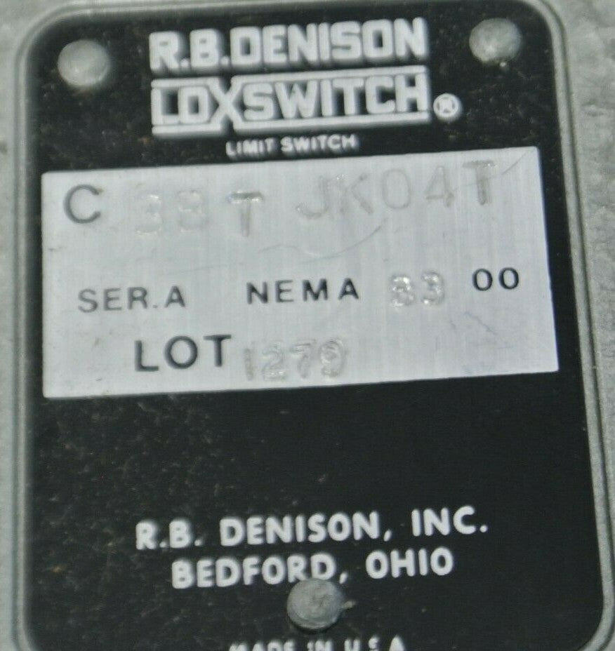 GOULD / R.B. DENISON C3BT-JK04T LIMIT SWITCH / NEW SURPLUS1