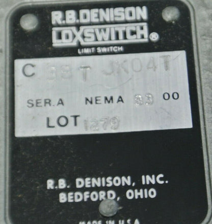 GOULD / R.B. DENISON C3BT-JK04T LIMIT SWITCH / NEW SURPLUS1
