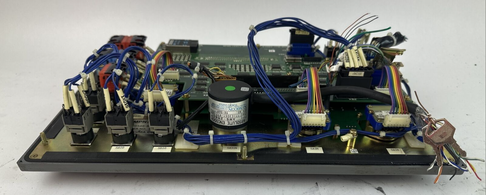 OKUMA MPMN (A911-2196) E4809-770-099-C OPERATOR INTERFACE PANEL E0105-566-103-24