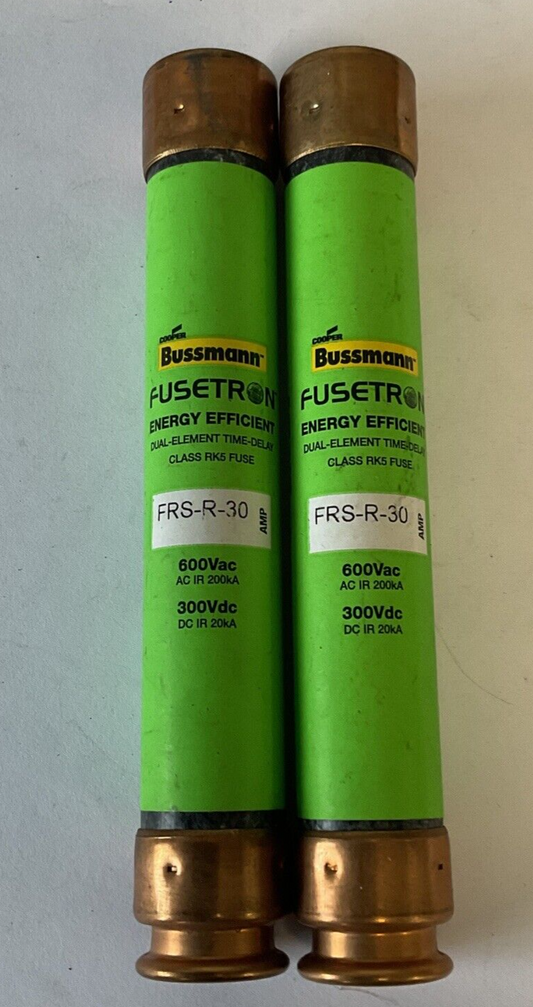 BUSSMANN FRS-R-30 FUSE 600VAC 300VDC RK5****LOTOF2****0