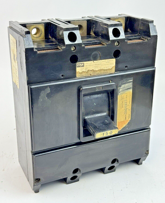 FPE - NJL631150 - MOLDED CASE CIRCUIT BREAKER - 150 A, 3 POLE, 600 VAC, LB-6500