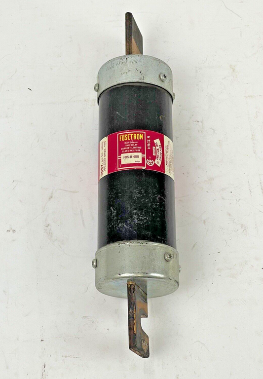 FUSETRON - FRS-R-400- 600V/ 200,000A - DUAL-EL, TIME DELAY, CURR LMTG, CLASS RK50