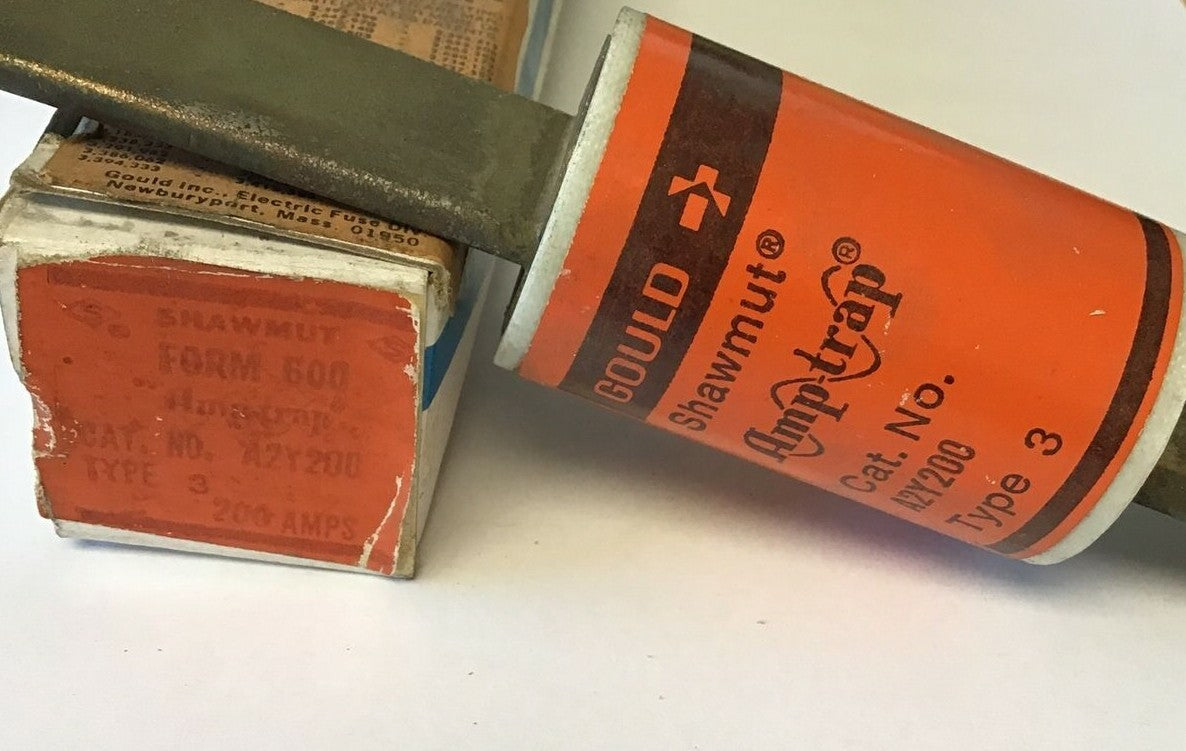 GOULD SHAWMUT A2Y200 FUSE AMPTRAP TYPE 3 200A 250VAC 0