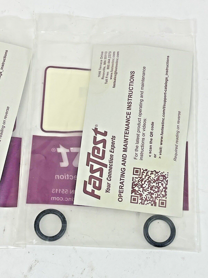 FasTest *LOT OF 7* BULK SEAL KIT- S1208B70 O-RING REPLACEMENT (5 INCL IN KIT +2)5