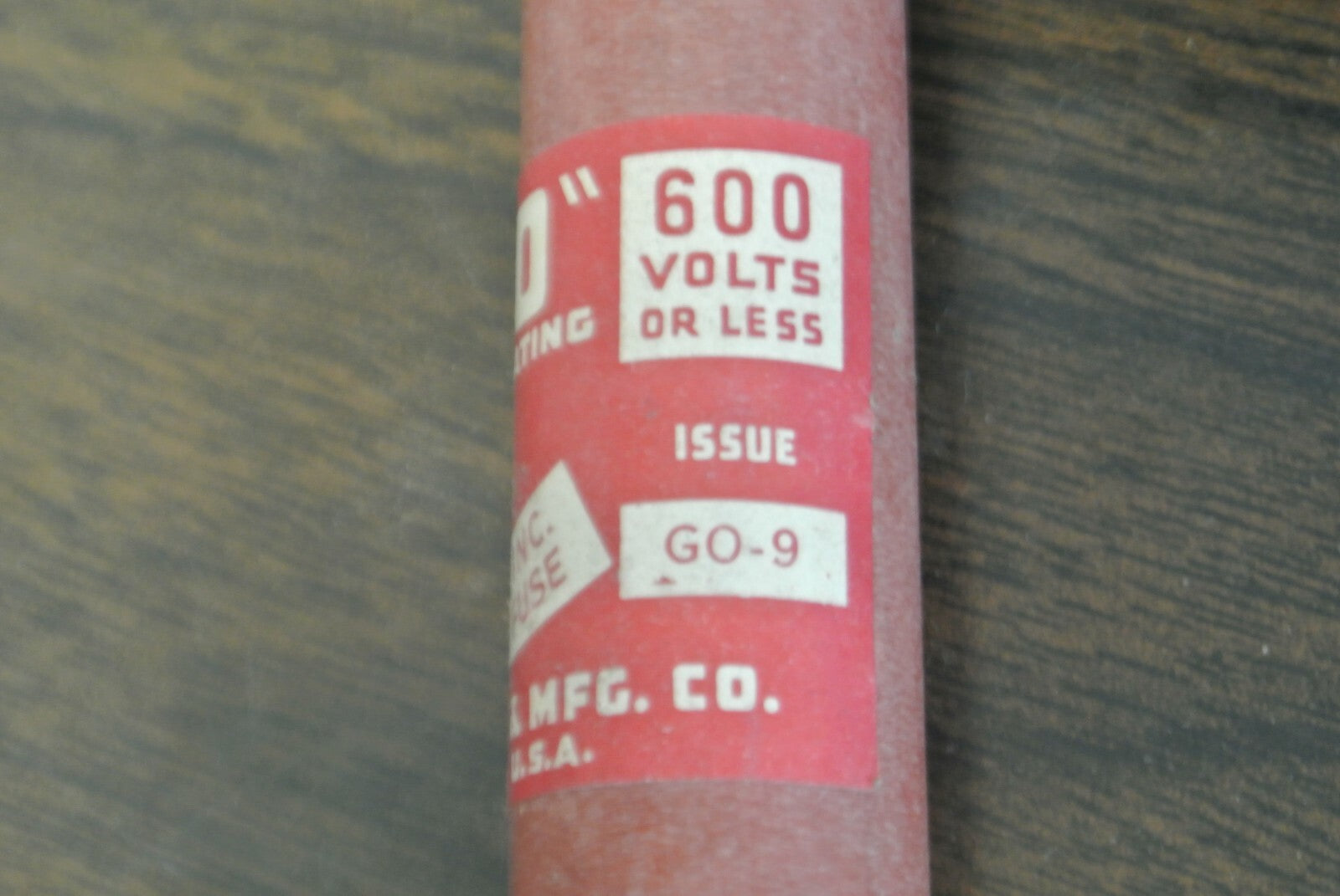 ECONOMY EOS3 ONE-TIME FUSE / 3A / 600V / NEW SURPLUS / CAT. NO. 1603 / EOS-32