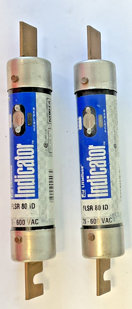 LITTELFUSE FLSR 80 ID INDICATOR FUSE 75-600VAC 80A ***LOTOF2***0