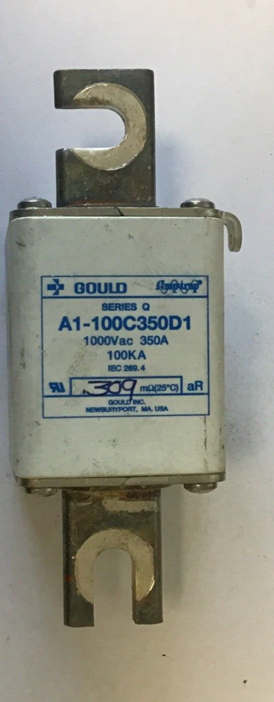 GOULD A1-100C350D1 FUSE SERIES Q 1000VAC 350A 100KA0