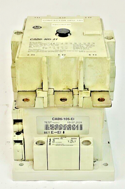 ALLEN BRADLEY CAB6-105-EI CONTACTOR 600V 160A2