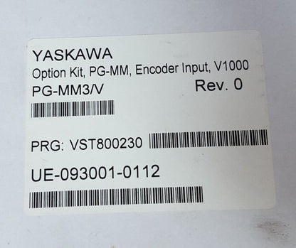 YASKAWA PG-MM3/V OPTION KIT, PG-MM, ENCODER INPUT, V1000 Rev. 01