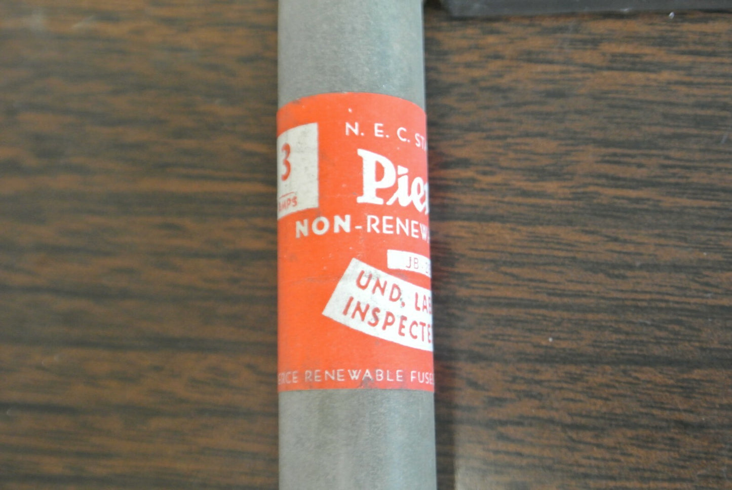 BOX of 10 / PIERCE ONE-TIME FUSES / 3A / 600V / NEW SURPLUS / NOS3 EQUIV.4