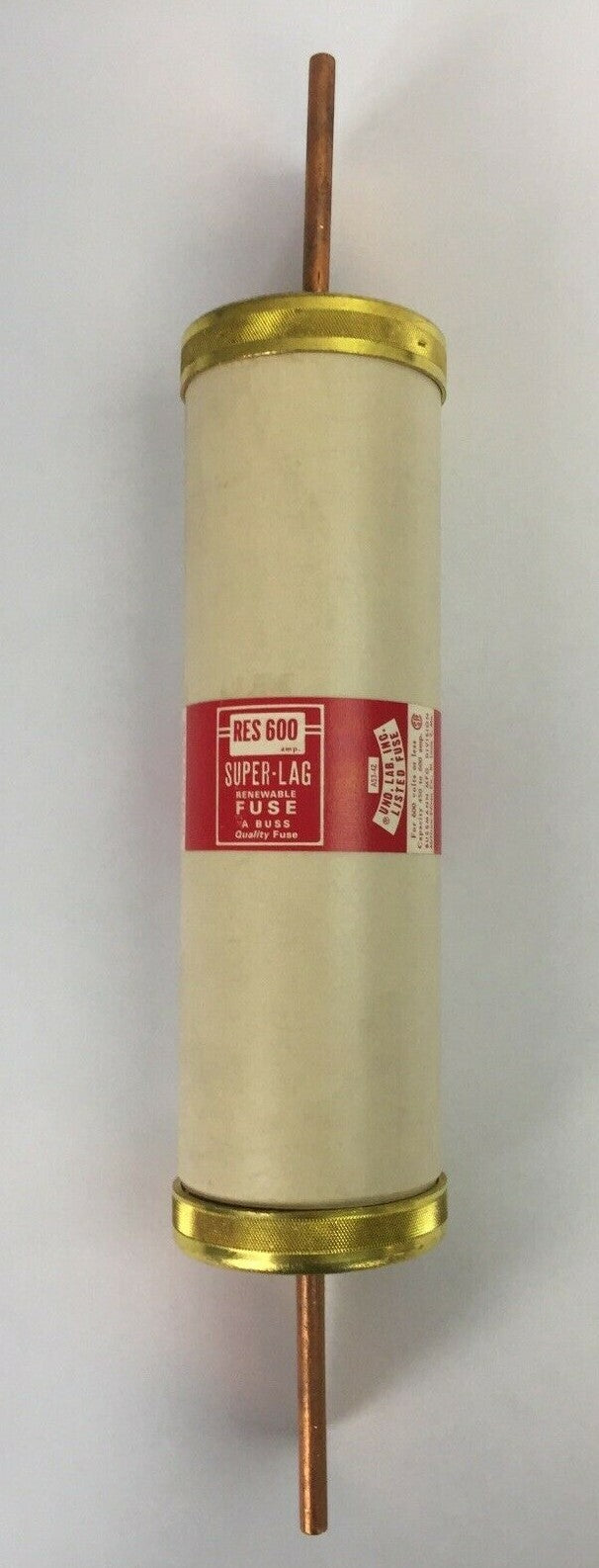 BUSSMAN RES600 SUPER-LAG RENEWABLE FUSE 600AMP 600V2