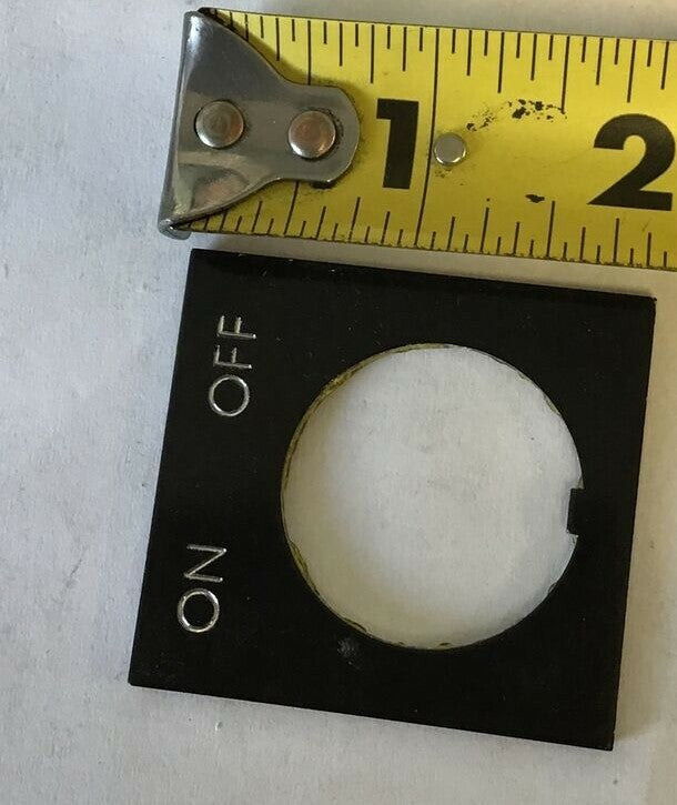 UNBRANDED LEGEND PLATE ON/OFF***LOTOF15***4