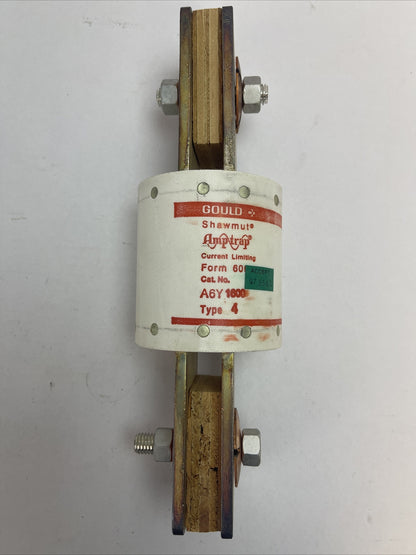 GOULD SHAWMUT A6Y1600 AMP-TRAP CURRENT LIMITING FUSE 600VAC 1600AMP TYPE 4 FORM1