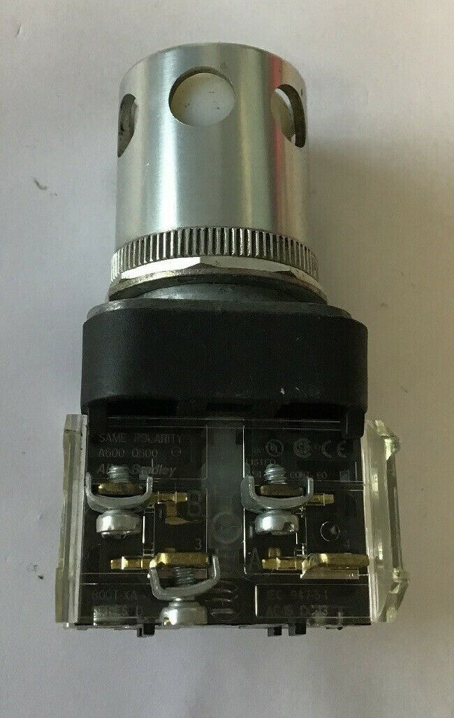 Allen Bradley 800T-QA24W WHITE ILL. 24V Push button SER. T2