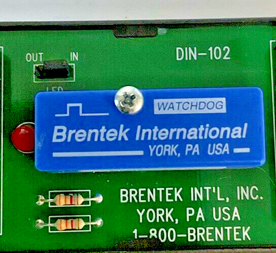 BRENTEK DIN-201 I/O SOCKET W/ WDT5 WATCHDOG TIMER MODULE1