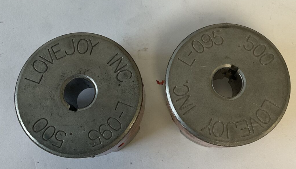 LOVEJOY L095 JAW COUPLING HUB 1/2IN .500 ***LOTOF2***0