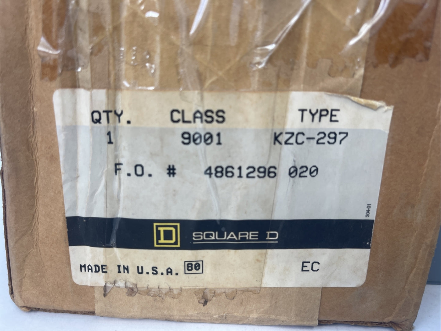 SQUARE D 9001 KZC-297 CONTROL STATION SER A TYPE 4,13 300VAC1