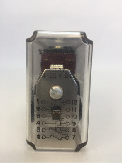 STRUTHERS-DUNN 255XCX-9 RELAY 24-28VDC0