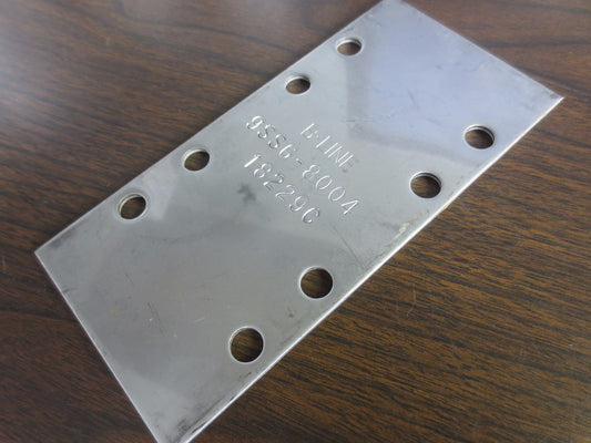 COOPER B-LINE 9SS6-8004 STAINLESS STEEL SPLICE PLATES - w/ FASTENERS** 3-1/4 x 70