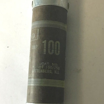 CEFCO OT100/250 FUSE 100AMP 250V ONE TIME ***LOTOF6***4