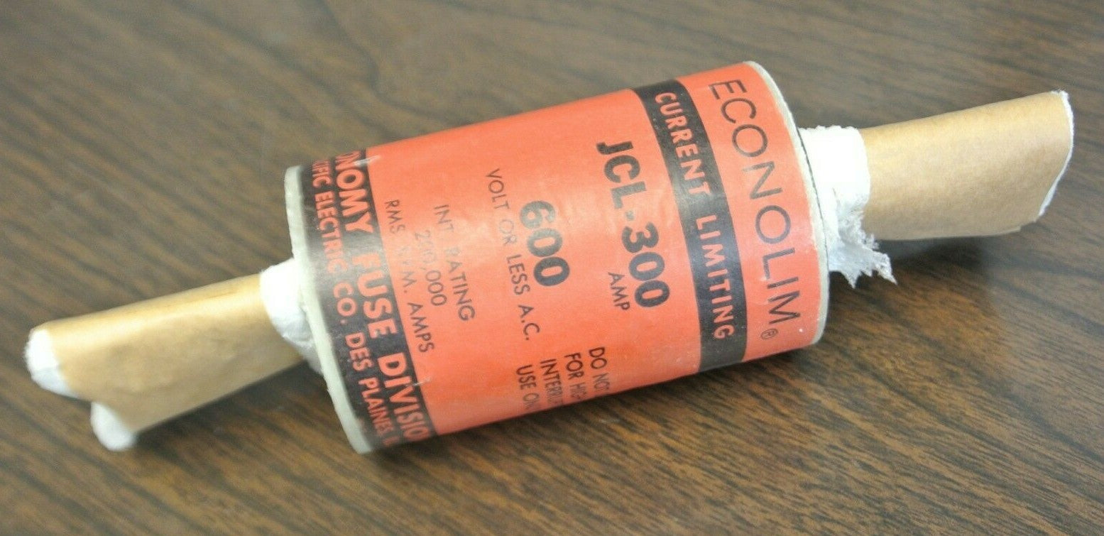 ECONOMY / FEDERAL PACIFIC ELECTRIC / JCL-300 FUSE / 300A / 600V / NEW SURPLUS1