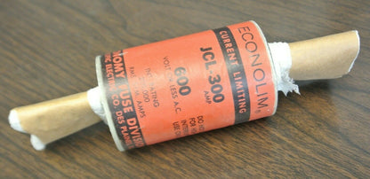 ECONOMY / FEDERAL PACIFIC ELECTRIC / JCL-300 FUSE / 300A / 600V / NEW SURPLUS1